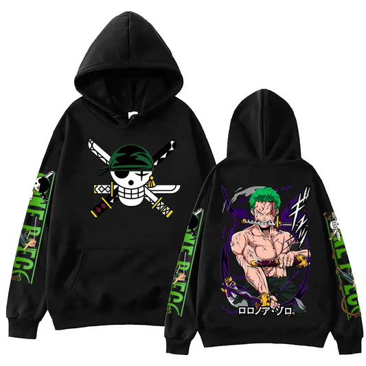 One-Piece Zoro Graphic Hoodie