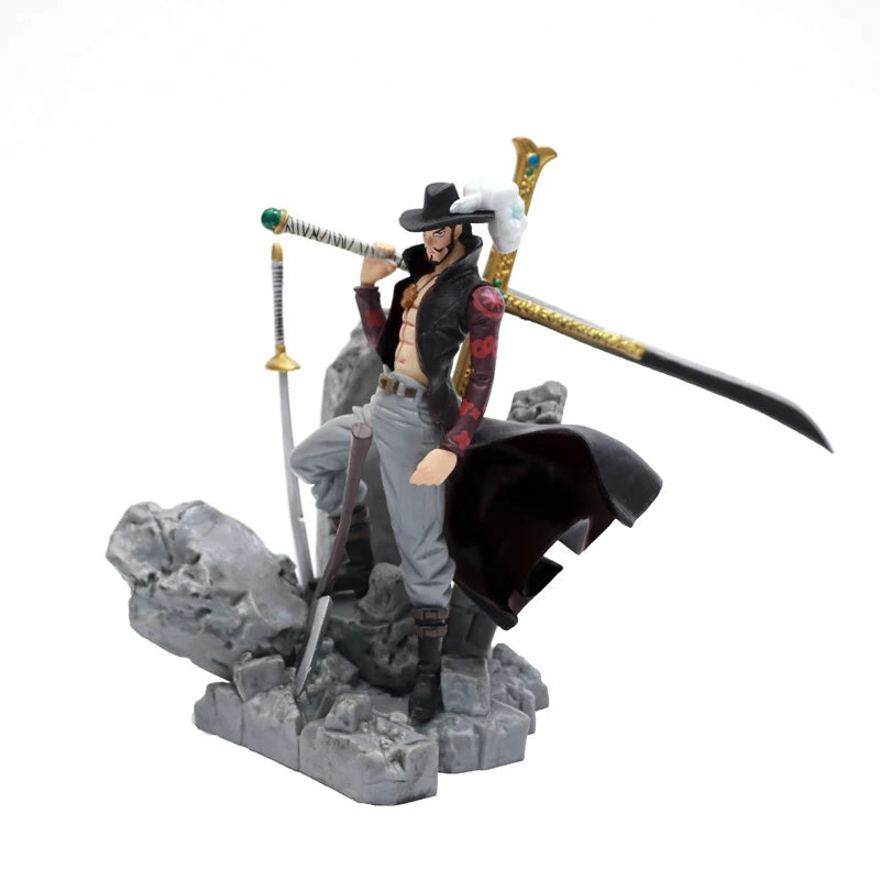 One Piece Dracule Mihawk Battle Action Figure