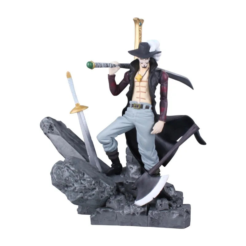 One Piece Dracule Mihawk Battle Action Figure