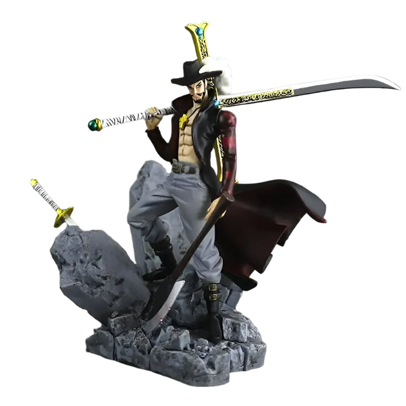 One Piece Dracule Mihawk Battle Action Figure