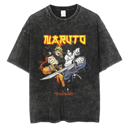 Naruto & Sasuke T-shirt - Animezing